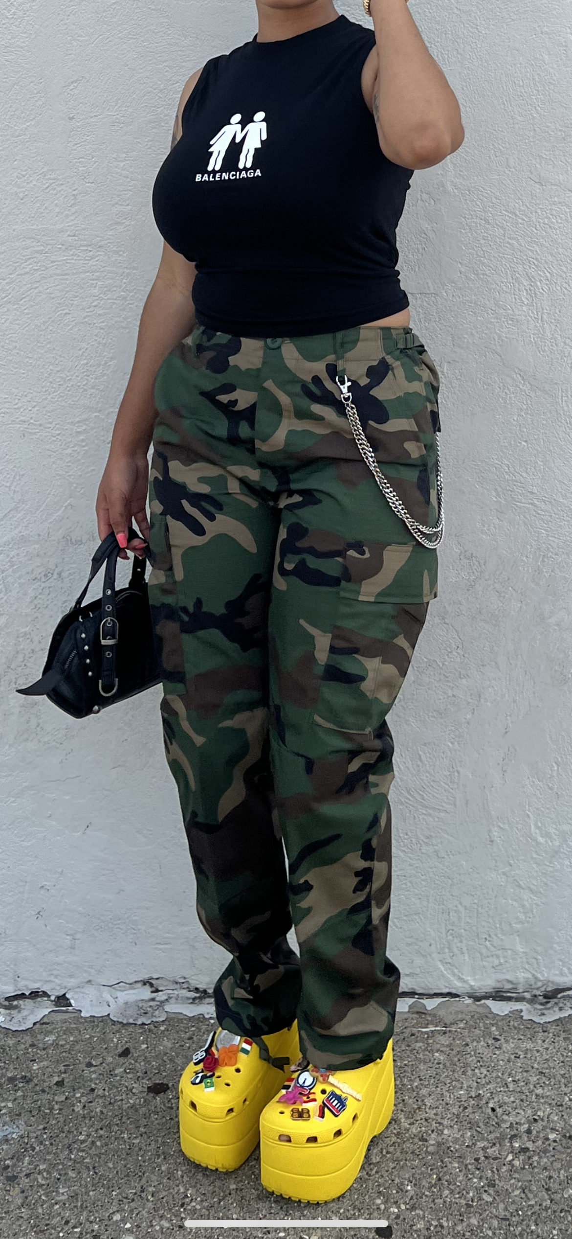 ARMY CAMO CARGO PANTS