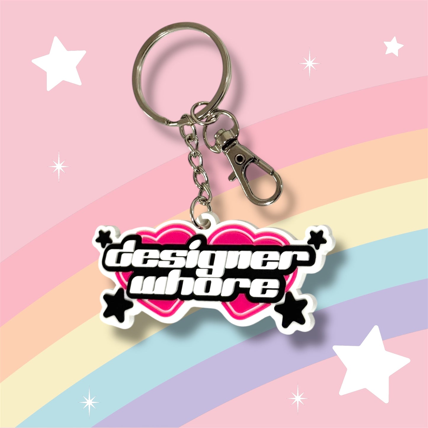 DW SILICONE KEYCHAIN