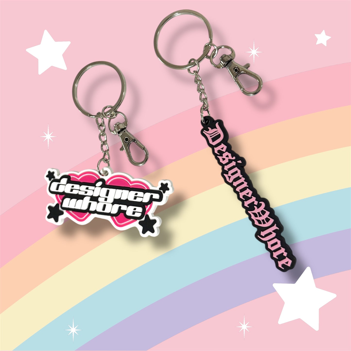 DW SILICONE KEYCHAIN