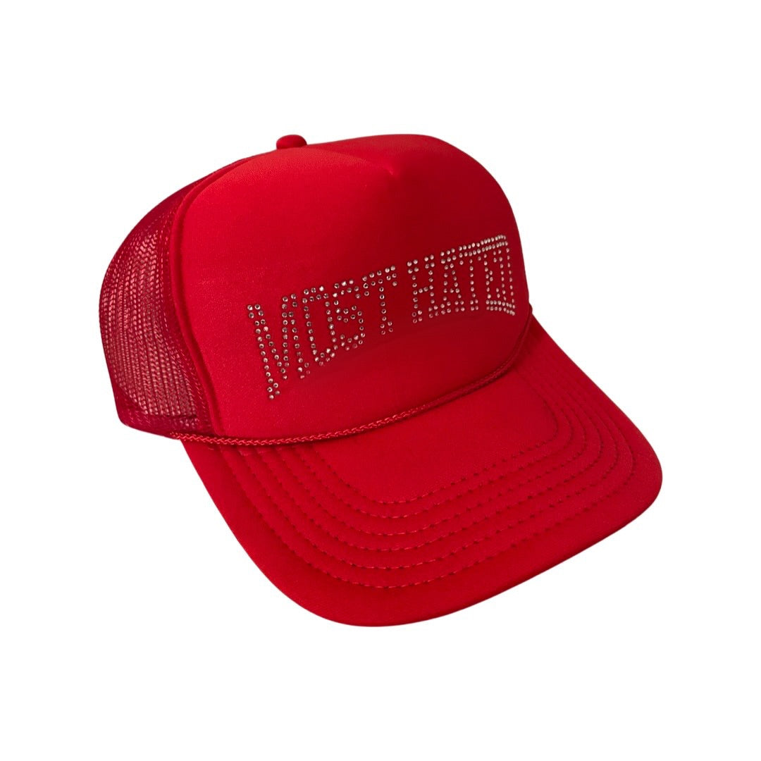 "Most Hated" Bling Trucker Hat