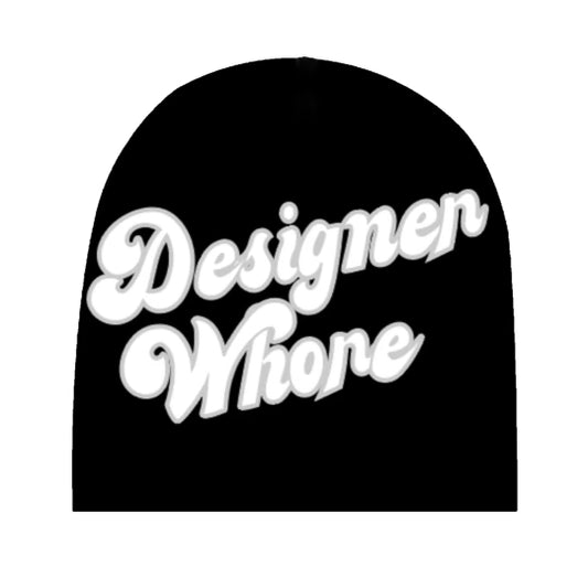 Designer Whore Beanie | Black & White