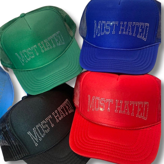 "Most Hated" Bling Trucker Hat