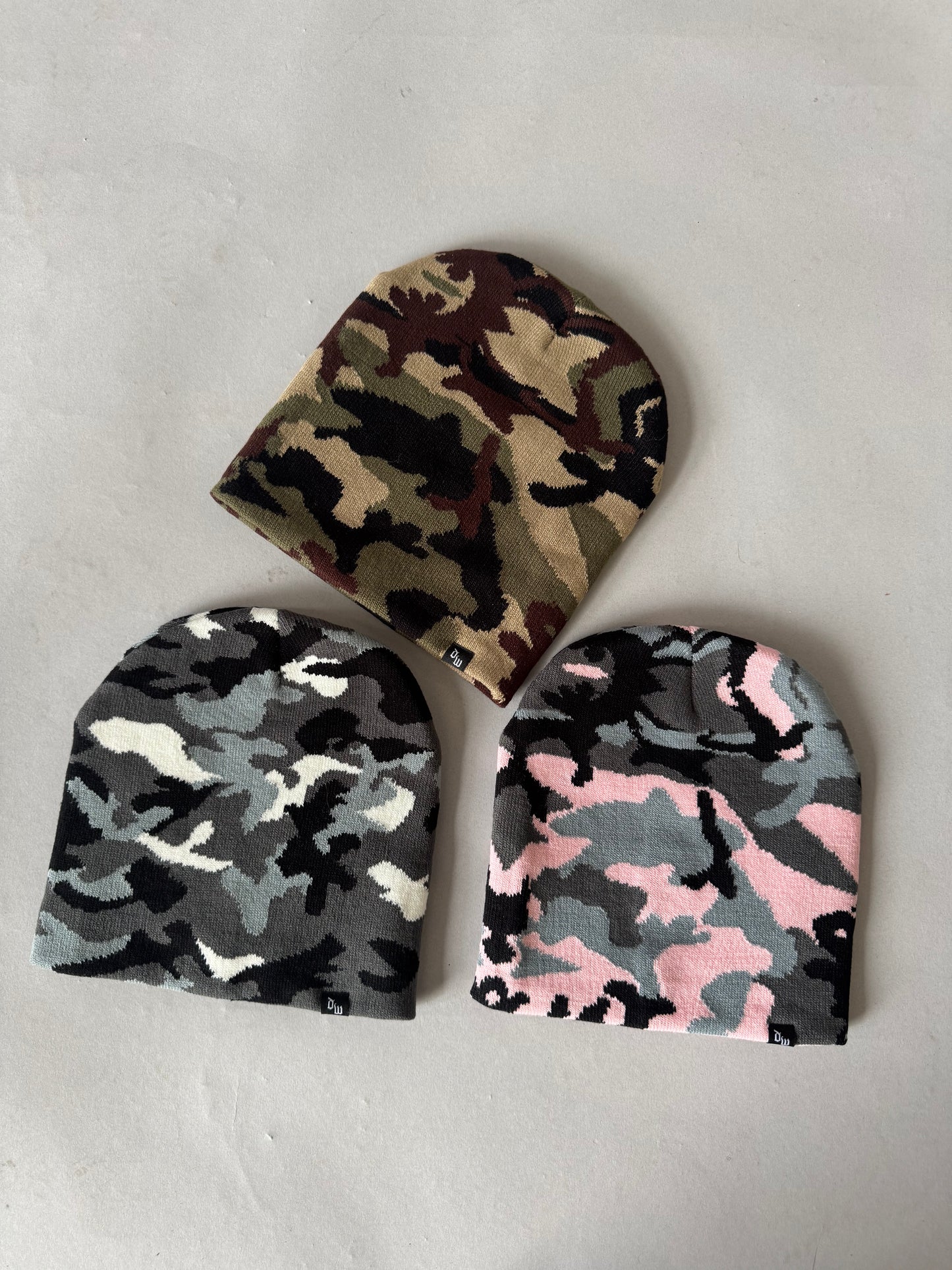 DW CLASSIC CAMO| GREEN BEANIE