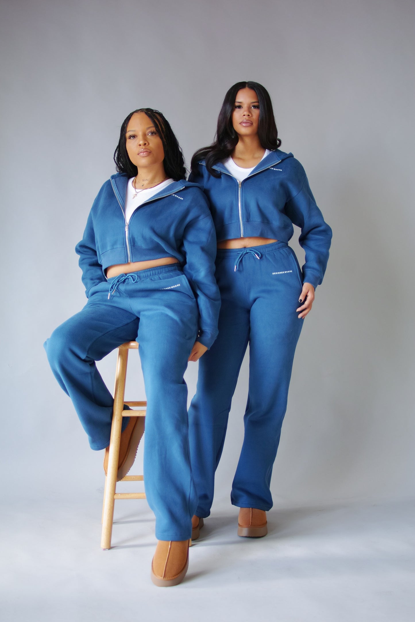 DW BLUEBERRY COZY| ZIP JOGGER SET
