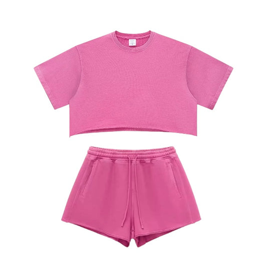 PINK| DW Essential Short set