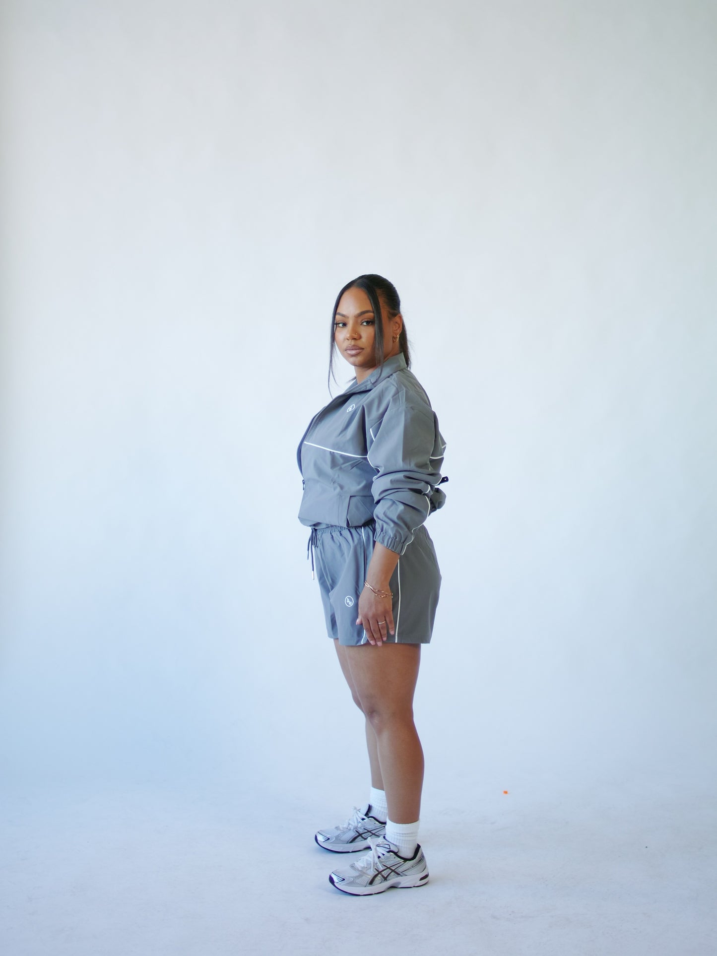 DW STEEL GREY TRACKSUIT| SHORT SET