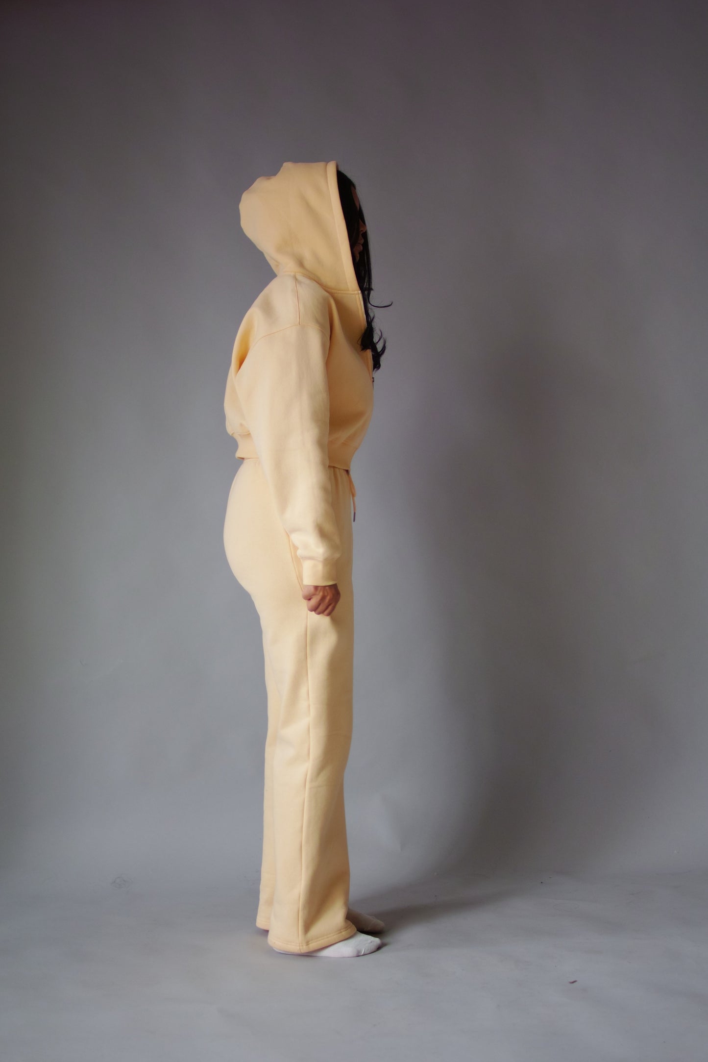 BUTTER YELLOW COZY |ZIPPER JOGGER SET