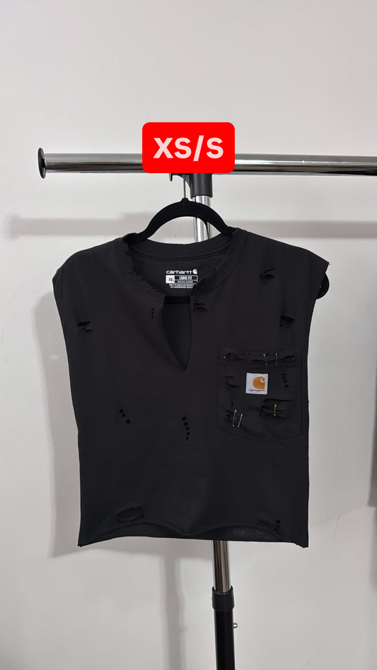 BLACK Carhartt tank | Pocket Crop tee XS/S 1