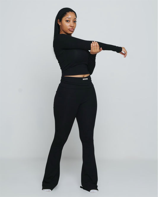 Black 3piece Long-sleeve Set