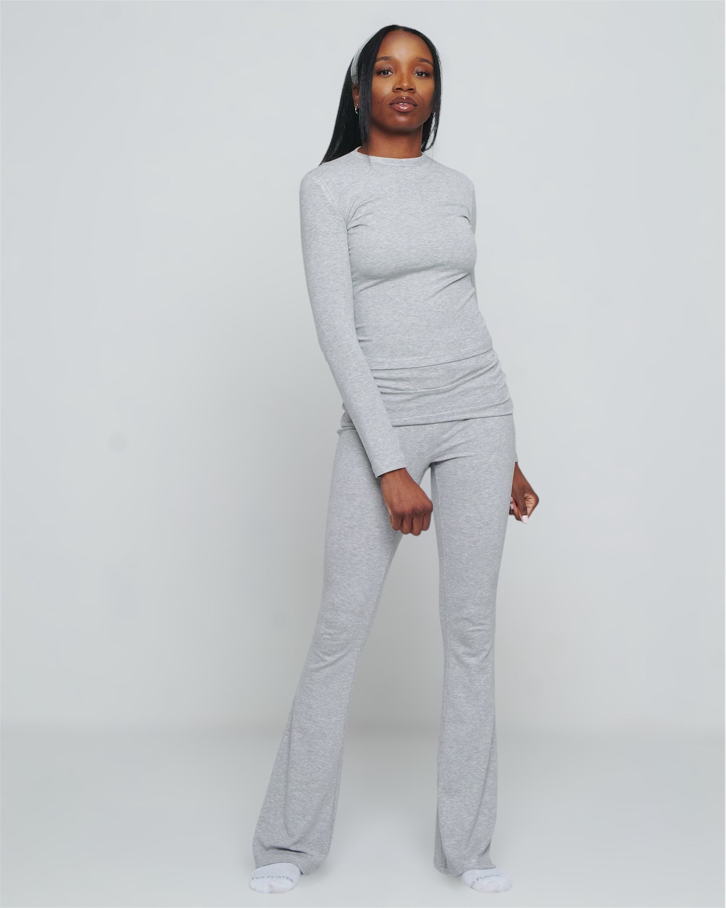 Grey 3piece Long-sleeve Set