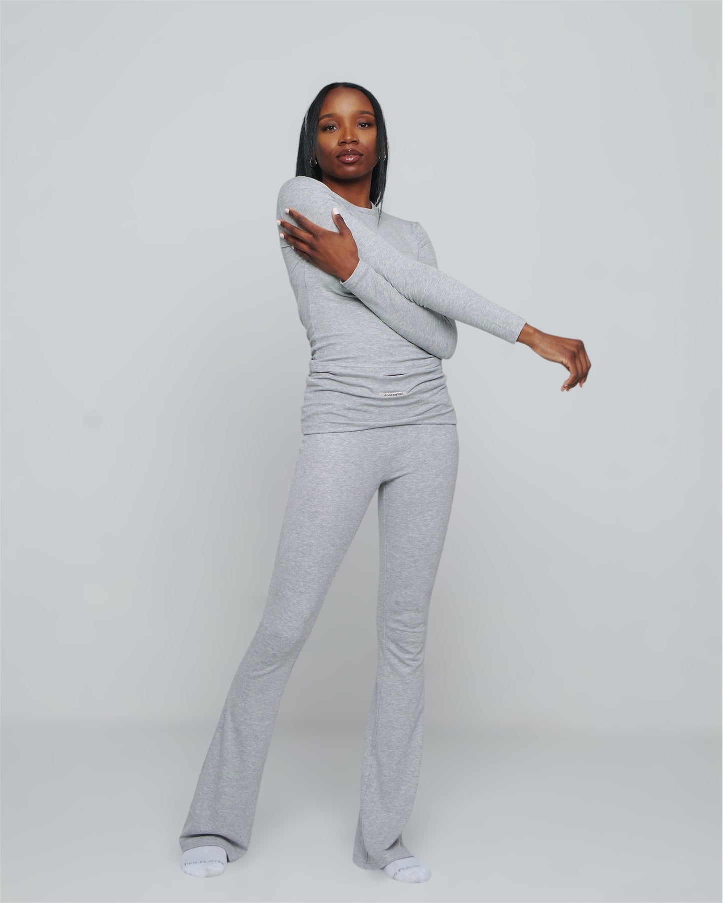 Grey 3piece Long-sleeve Set